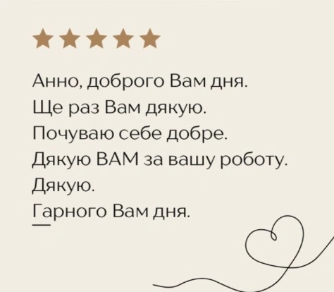  Відгуки Анна Важова